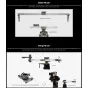 Vaxis MOVMAX 600mm Professional Cinematography Slider with 100mm Bowl Mount in Slider Mode and Bangi Mode, featuring CNC-machined aluminum alloy construction for ultra-smooth camera movement