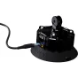 Vaxis MOVMAX Solar Electronic Suction Cup with Blade Arm mount, featuring integrated solar panels, touchscreen LCD display, and USB-C charging port