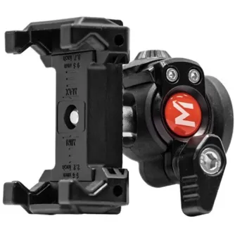 Vaxis Movmax Universal Ball Head Phone Holder with 360° pan, 90° tilt, and 1/4-20 thread mounts for smartphones 2.4-3.6 inches