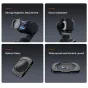 Movmax VND2-32 magnētiskais filtru komplekts ar spēcīgu magnētisko fiksāciju DJI Osmo Pocket 3, demonstrējot drošu un ātru objektīva montāžu.