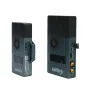 Vaxis STORM 1000S wireless video transmitter and dual receiver kit with HDMI/SDI ports, showcasing front and rear views with LCD screens and cooling fans for professional 1080p60 broadcast-quality transmission