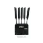 Vaxis STORM 3000 DG RX wireless video receiver with five black RP-SMA antennas and a gold mounting plate for professional rigs