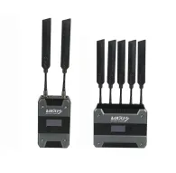 Vaxis STORM 3000 wireless video transmission kit with 1TX and 1RXV mount, featuring dual and quintuple antenna configurations for extended 910MHz range and zero-delay uncompressed 1080p60 SDI/HDMI signalVaxis STORM 3000 wireless video transmission kit with 1TX and 1RXV mount, featuring dual and quintuple antenna configurations for extended 910MHz range and zero-delay uncompressed 1080p60 SDI/HDMI signal