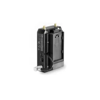 Vaxis Storm 3000 TX Battery Plate for Sony NPF 970, U60, E6 batteries – compact side view with connector