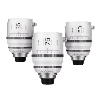 Viltrox EPIC T2.0 1.33x anamorfa trīs objektīvu komplekts ar 35mm, 50mm un 75mm objektīviem Leica L-mount kamerām - augstas kvalitātes kinematogrāfijas anamorfa komplekts ar T2 apertūru un ovālu bokehu