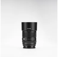Viltrox AF 85mm f/2.0 FE full-frame lens for Sony E-mount with attached lens hood, showcasing front view and aperture ring detailsViltrox AF 85mm f/2.0 FE full-frame lens for Sony E-mount with attached lens hood, showcasing front view and aperture ring details
