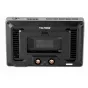 Задняя панель монитора Viltrox DC-L2 с сенсорным экраном 7 дюймов, портами HDMI/SDI, отсеком для батареи и вентиляционными решетками.
