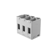 DJI Lito 1 divvirzienu uzlādes centrs ar trim bateriju vietām un USB-C portu, kas ļauj uzlādēt vairākas baterijas un nodrošināt ierīces ar enerģijuDJI Lito 1 divvirzienu uzlādes centrs ar trim bateriju vietām un USB-C portu, kas ļauj uzlādēt vairākas baterijas un nodrošināt ierīces ar enerģiju