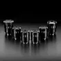 Viltrox Raze pilnformāta kinolēcu komplekts DL montāžai DJI Ronin 4D, kas ietver 16mm, 24mm, 28mm, 35mm, 50mm un 85mm F1.8 autofokusa lēcas melnā dizainā