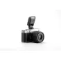 Вспышка Viltrox Vintage Z2-F на фотокамере Fujifilm с объективом 28 мм, компактное портативное освещение для фотографии