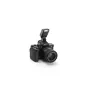 Sony Alpha bezspoguļu kamera ar Viltrox Vintage Z2-S kompaktā zibspuldze, piemērota mobilajai studijas apgaismei, ar atkārtoti uzlādējamo bateriju un TTL automātisko režīmu