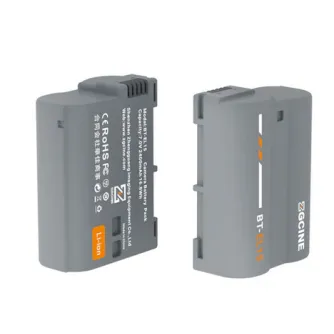 Аккумулятор ZGCINE BT-EL15C 2400mAh для Nikon камер - вид спереди и сзади с возможностью снятия защитного покрытия