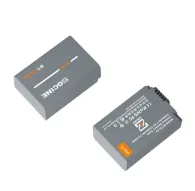 ZGCINE BT-EL25 1280mAh litija-jonu baterija Nikon kamerām - priekšējais un aizmugurējais skats ar tehniskajām specifikācijāmZGCINE BT-EL25 1280mAh litija-jonu baterija Nikon kamerām - priekšējais un aizmugurējais skats ar tehniskajām specifikācijām