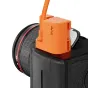 ZGCINE DT-LPE6P dummy battery adapter with 180-degree rotatable D-Tap male connector for Canon LP-E6 battery slot, featuring anti-reverse indicator light and braided cable for professional video recording
