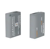ZGCINE BT-LPE17 1030mAh baterija Canon kamerām - pelēka aizstājbaterija LP-E17, priekšējais un sānu skats ar ātru uzlādi un 8 slāņu drošības funkcijāmZGCINE BT-LPE17 1030mAh baterija Canon kamerām - pelēka aizstājbaterija LP-E17, priekšējais un sānu skats ar ātru uzlādi un 8 slāņu drošības funkcijām