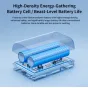 Аккумулятор ZGCINE BT-LPE17 емкостью 1030 мАч для фотоаппаратов Canon с ультрабыстрой зарядкой, 8-слойной защитой и полной совместимостью - прозрачный разрез внутренних элементов батареи