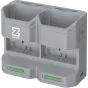 ZGCINE PC2-FZ100 dual-battery charger case with OLED display, USB-C fast charging, and 5 card slots for Sony NP-FZ100 batteries