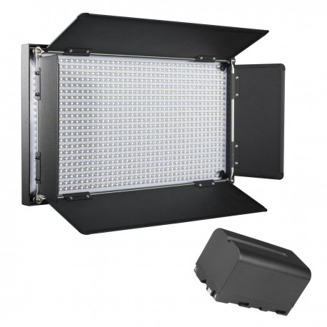 Light Panels - walimex pro LED Brightlight 876 Daylight akku set - quick order from manufacturer