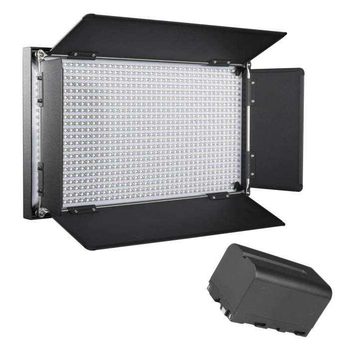 LED панели - walimex pro LED Brightlight 876 Daylight akku set - быстрый заказ от производителя