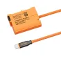 ZGCINE PD-EL15 dublbaterija ar USB-C kabeli, nodrošināta 8V iziešanas sprieguma stabilizācija un pārsprieguma aizsardzība, ideāla kamerām ilgstošai darbībai
