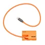 Кабель-симулятор ZGCINE USB-C к LPE6 длиной 60 см, обеспечивает стабильное напряжение 8В для камер, стриминга и длительной видеосъемки.