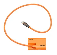 ZGCINE USB-C to LPE6 dummy battery cable, 60cm long, providing stable 8V power output for cameras, live broadcasts, and extended video recording.ZGCINE USB-C to LPE6 dummy battery cable, 60cm long, providing stable 8V power output for cameras, live broadcasts, and extended video recording.