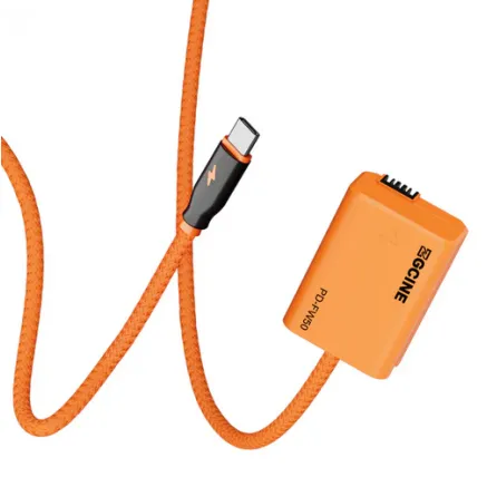 ZGCINE USB-C на NP-FW50 Dummy Battery Cable