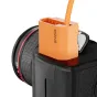 ZGCINE USB-C to NP-FZ100 dummy battery cable connected to camera battery compartment for continuous power supply