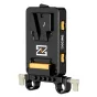 ZGCINE VM-VP3 V-Mount power plate featuring USB-C PD, three D-Tap outputs, and a BPU port for camera rigs