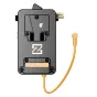 ZGCINE VM-VP5 V-Mount battery plate for Sony FX6 with 19.5V output and hot-swap support, featuring power cable and mounting screws