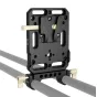 Пластина ZGCINE VR-Kit 4 с V-креплением, двойным зажимом для 15-мм штанг и множеством точек крепления для камерных систем