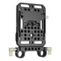 ZGCINE VR-Kit 4 V-Mount Plate with dual 15mm rod clamp and multiple threaded mounting points for camera rigs