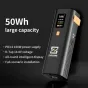 ZGCINE ZG-H50 52Wh high-capacity battery grip with PD 3.0 100W power supply, 14.8V D-Tap output, and intelligent OLED display for professional camera and device charging