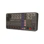 Цифровой микшер и рекордер Zoom LiveTrak L6 с 10 дорожками, передняя панель с XLR/TRS входами, MIDI, звуковыми падами и эффектами для живых выступлений и студийной записи