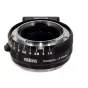 Metabones Contarex uz Sony E-mount adapteris ar melnu matētu apdari, precīziem diafragmas kontroles marķējumiem un hromētu misiņa konstrukciju
