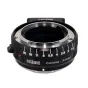 Metabones Contarex to X-mount adapter in black matte finish with aperture scale from f/1.4 to f/22, red aperture control indicator, and detachable tripod foot.