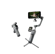 DJI Osmo Mobile 8P advanced combo with multifunctional module, remote control, and smartphone displaying ActiveTrack 8.0 in action for dynamic object trackingDJI Osmo Mobile 8P advanced combo with multifunctional module, remote control, and smartphone displaying ActiveTrack 8.0 in action for dynamic object tracking