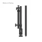 SmallRig Desktop Support Kit 4938B modulārs galda atbalsts ar 360° lodes galvu kamerām, lampām un mikrofoniem - kompakts alumīnija sakausējuma dizains ar augstuma regulēšanas pogu un noņemamu pagarinājuma stieni