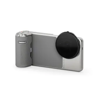 Tilta Khronos Lite Galaxy S26 Ultra Creator Kit in silver with modular handle and magnetic back plate for professional mobile filmmaking