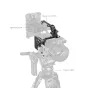 Модульный кейс SmallRig для камеры Blackmagic PYXIS 6K/12K с креплением Magic Arm 3875, демонстрирующий модульный дизайн и совместимость с SSD на штативе