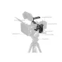 Кейс SmallRig для камер Sony Alpha 7 IV, 7R V, 7S III с модульными аксессуарами: монтажная пластина для монитора, батарейная плата, фоллов-фокус, матбокс и штатив — полный комплект для профессиональной видеосъемки.