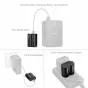 SmallRig USB-C Fujifilm NP-W235 2600mAh baterija ar dažādām uzlādes iespējām: uzlāde no mobilās baterijas, no sienas adaptera un no kameras lādētāja