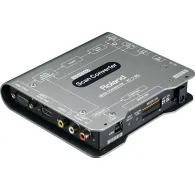 Профессиональный видеоконвертер Roland VC-1-SC, вид сзади, с разъемами HDMI, SDI и аналоговыми аудиовходами для высококачественного преобразования сигналов 3G/HD/SD и масштабирования.Профессиональный видеоконвертер Roland VC-1-SC, вид сзади, с разъемами HDMI, SDI и аналоговыми аудиовходами для высококачественного преобразования сигналов 3G/HD/SD и масштабирования.