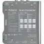 Roland VC-1-SC video converter rear panel featuring SDI, HDMI, and analog input/output ports along with detailed mode control settings