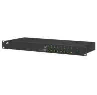 Sennheiser Active Zone Antenna Combiner 2x4:1 front panel with eight status LEDs for professional wireless microphone RF distribution systemsSennheiser Active Zone Antenna Combiner 2x4:1 front panel with eight status LEDs for professional wireless microphone RF distribution systems