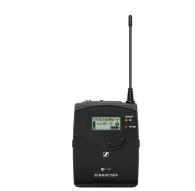 Беспроводной передатчик Sennheiser SK 100 G4 с подсветкой LCD-дисплея, отображающим частоту и уровень заряда батареи, с 3.5 мм разъемом и вертикальной антеннойБеспроводной передатчик Sennheiser SK 100 G4 с подсветкой LCD-дисплея, отображающим частоту и уровень заряда батареи, с 3.5 мм разъемом и вертикальной антенной