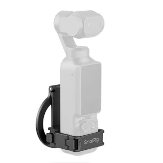 SmallRig MagSafe Magnetic Mount for DJI Osmo Pocket 4 with smartphone holder attachment, black folding clamp design
