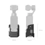 SmallRig metāla kārba DJI Osmo Pocket 4 (Basic Edition) ar aukstās pēdas montāžas iespējām un magnētisko ātri atbrīvojamā saskarne, sānu skats ar izmēriem 59.9 x 46.6mm