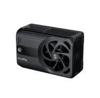SmallRig Hybrid Cooling Fan for mirrorless cameras featuring a high-speed 7000rpm fan and integrated TEC cooling module, compact black design, side viewSmallRig Hybrid Cooling Fan for mirrorless cameras featuring a high-speed 7000rpm fan and integrated TEC cooling module, compact black design, side view