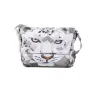 SmallRig Wild China Film Series Sling Bag featuring a snow leopard geometric pattern - Stylish camera bag with water-resistant fabric and adjustable shoulder strap.